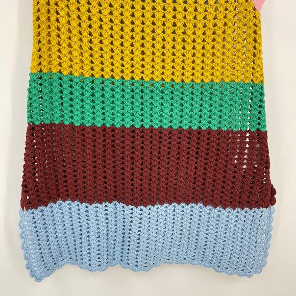 & Other Stories x Sindiso Khumalo | NWT Colour-Blocked Hand-Crocheted Top M - Picture 7 of 12